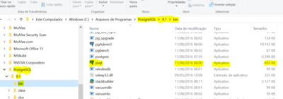 Tela com o executável do PSQL do Postgre.PNG